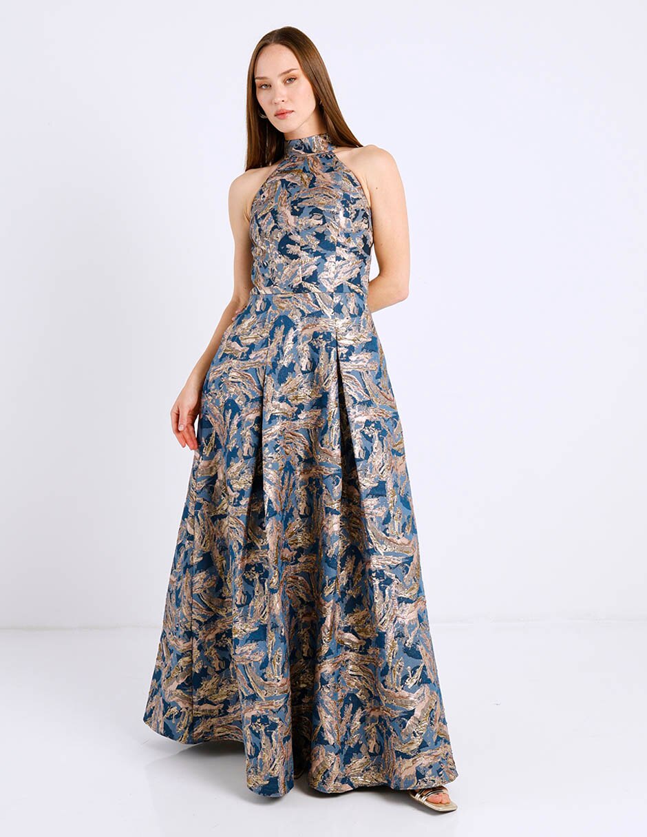 Vestido maxi fiesta rue de la paix para mujer