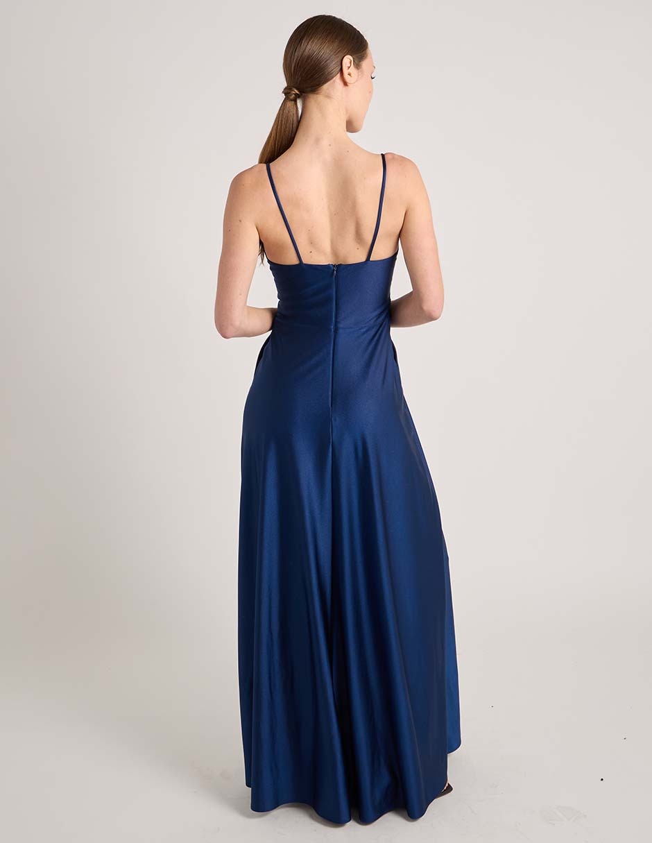 Vestido maxi fiesta escote corazon 6
