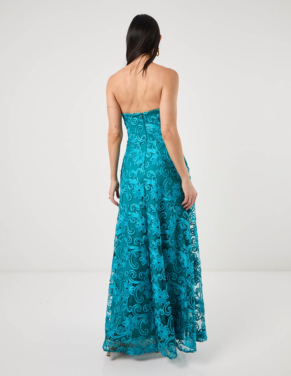 Vestido maxi fiesta rue de la paix para mujer