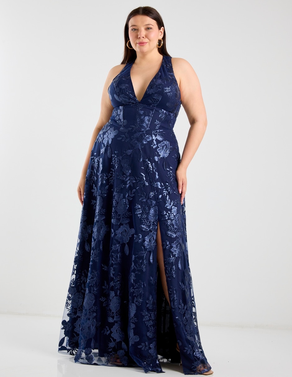 Vestido maxi de fiesta espalda abierta