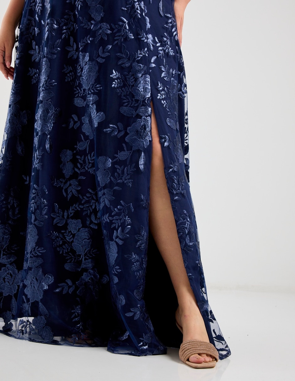 Vestido maxi de fiesta espalda abierta