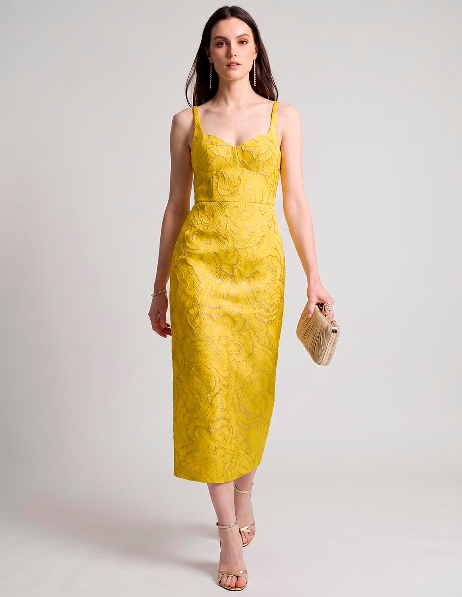 Vestido crop de fiesta escote espalda abierta Vestido crop de fiesta escote espalda abierta
