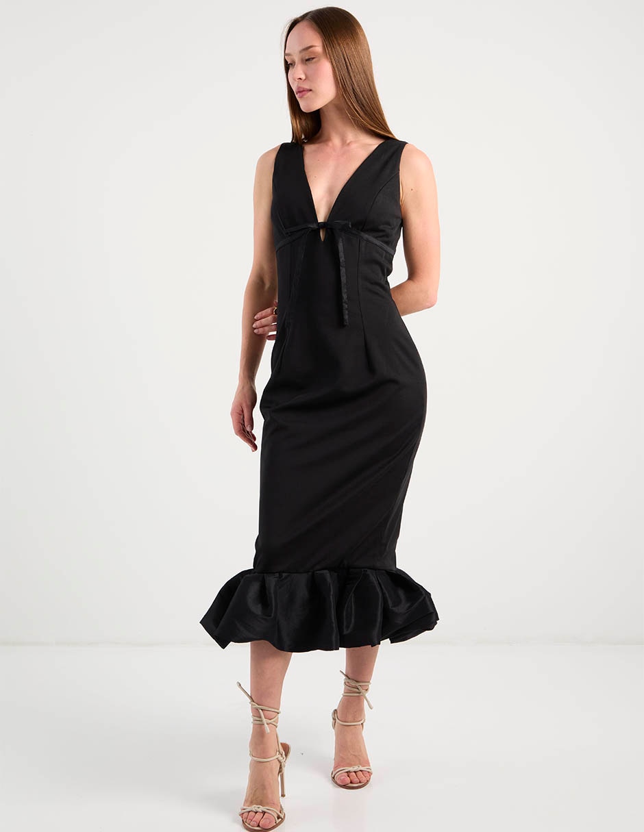 Vestido largo noche dama "para mujer" 2