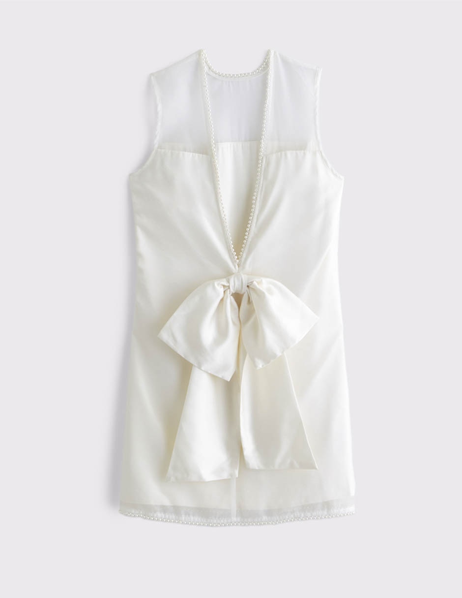 Vestido mini fiesta escote regular 7