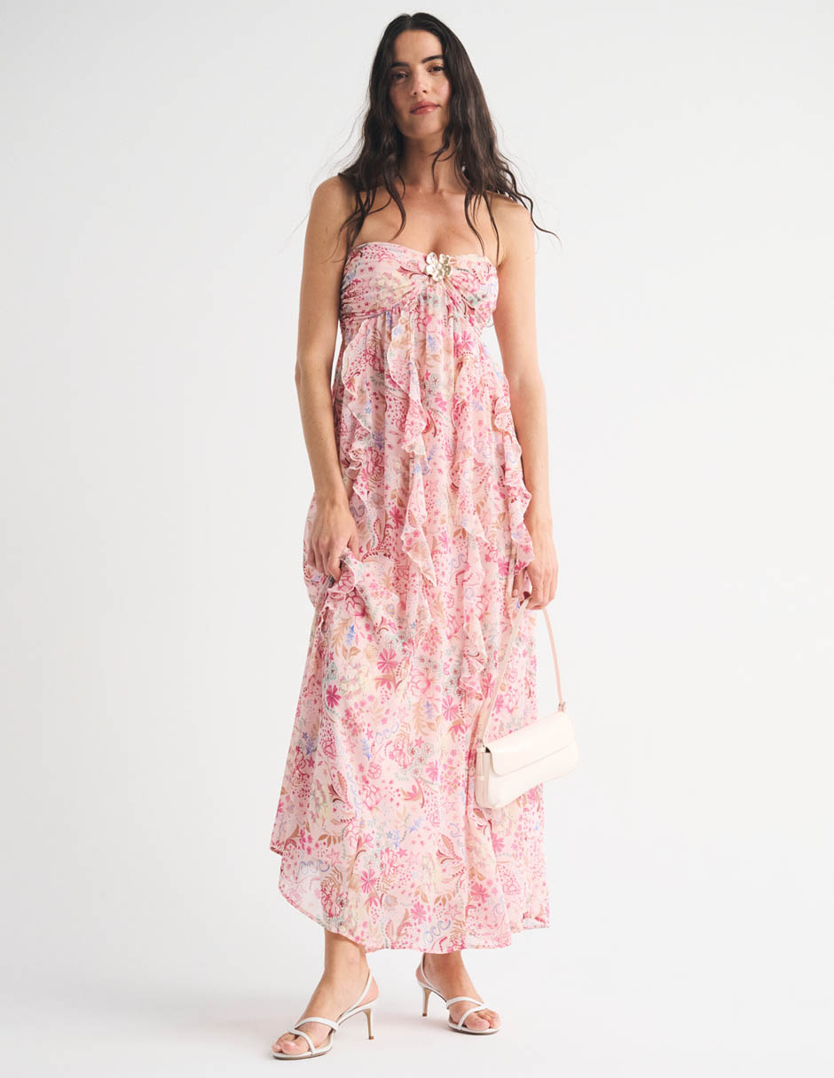 Vestido maxi de fiesta SP26 para mujer Vestido maxi de fiesta SP26 para mujer