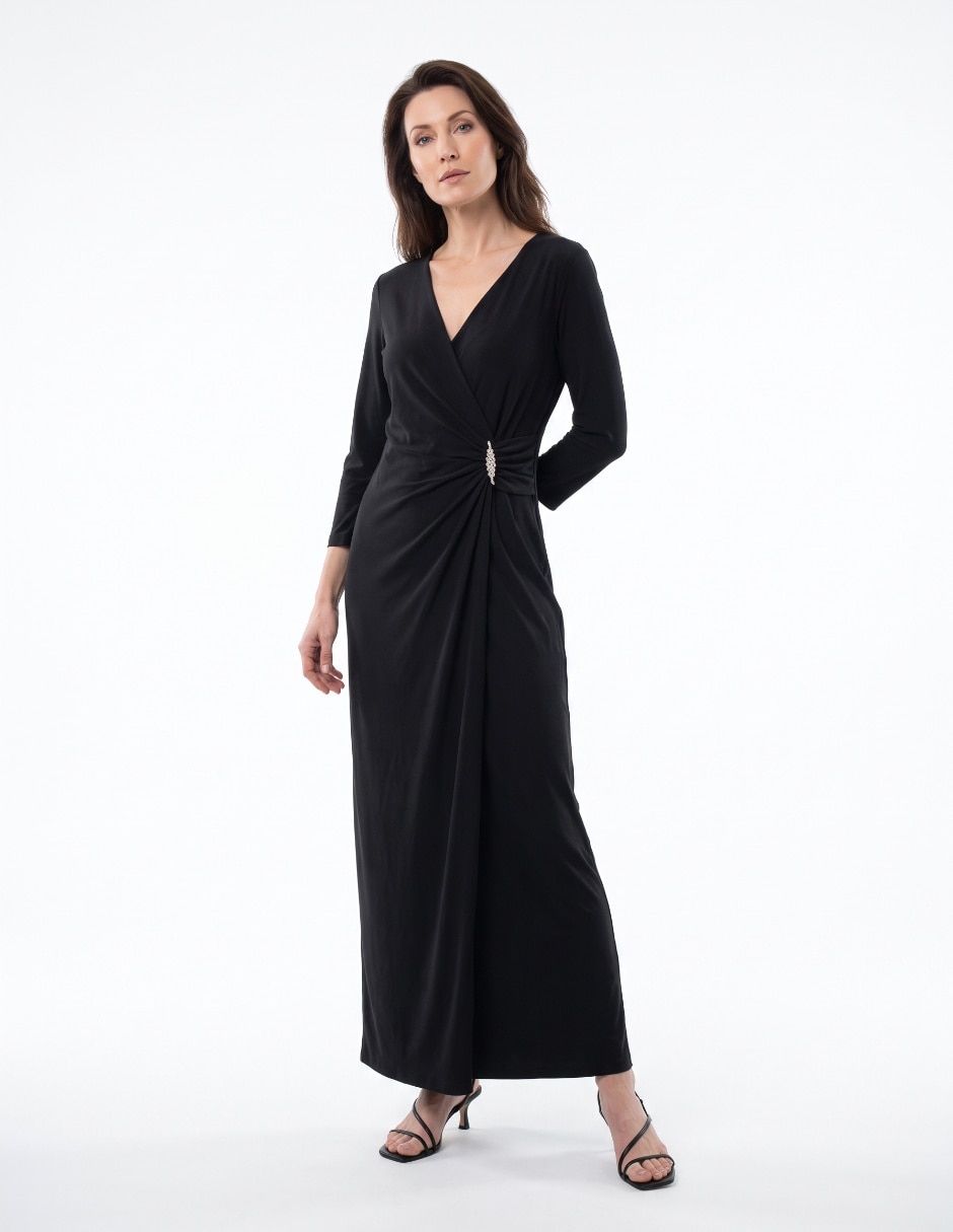 Vestido maxi de fiesta escote medio Vestido maxi de fiesta escote medio