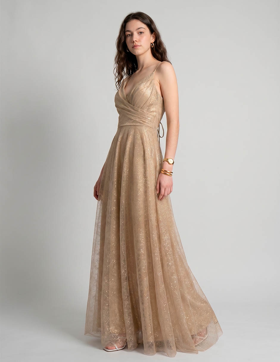 Vestido Largo Fiesta Para Mujer