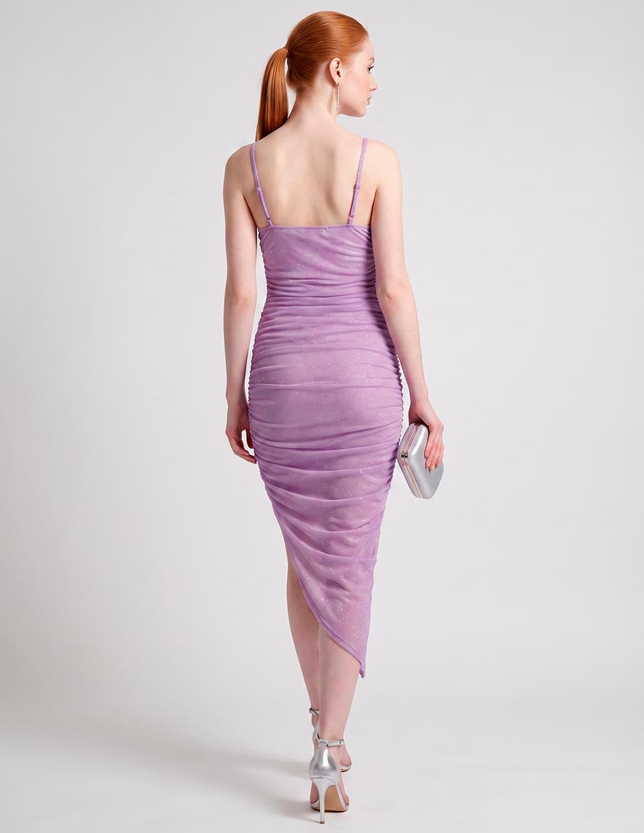 Vestido midi de fiesta espalda abierta 2
