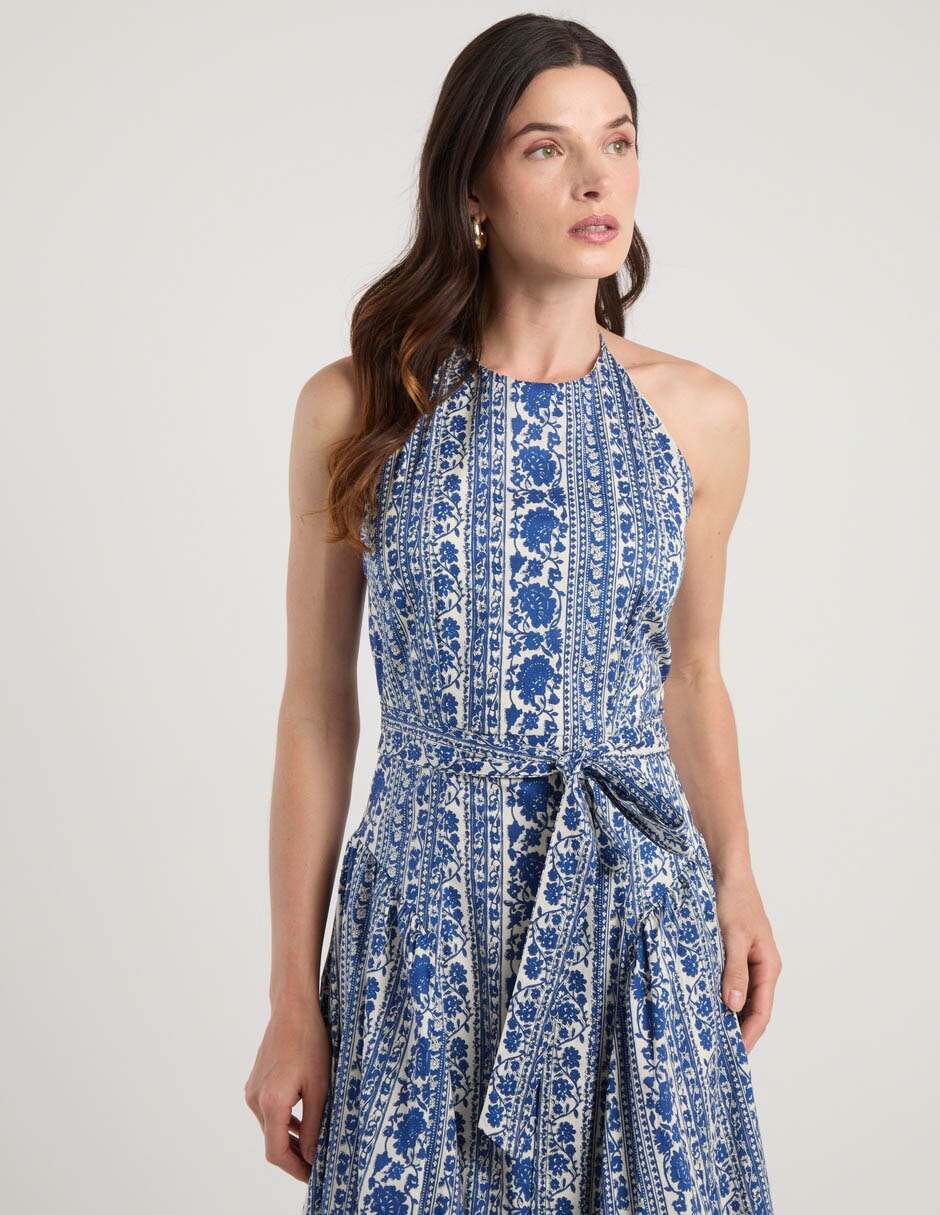 Vestido crop de fiesta rue de la paix espalda abierta