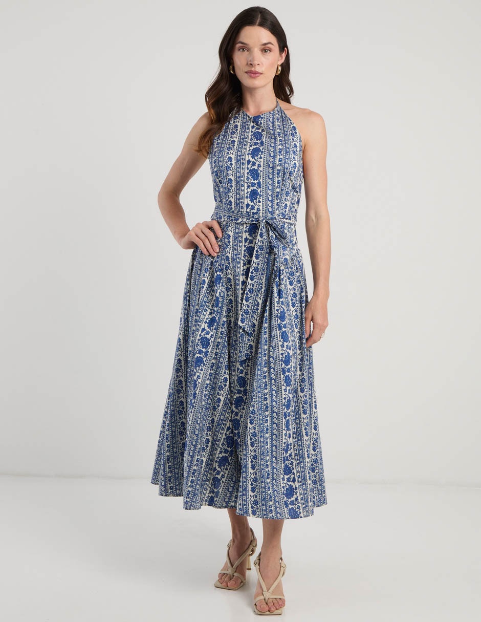 Vestido crop de fiesta espalda abierta