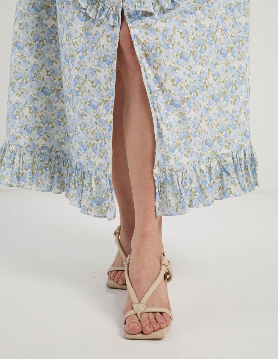 Vestido crop de fiesta rue de la paix escote cuadrado