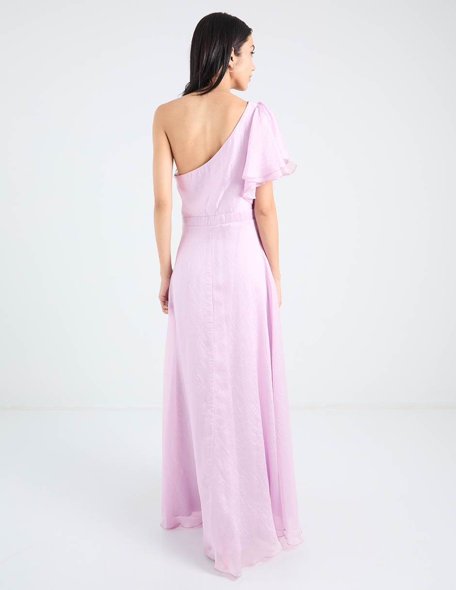 Vestido maxi de fiesta escote medio 6
