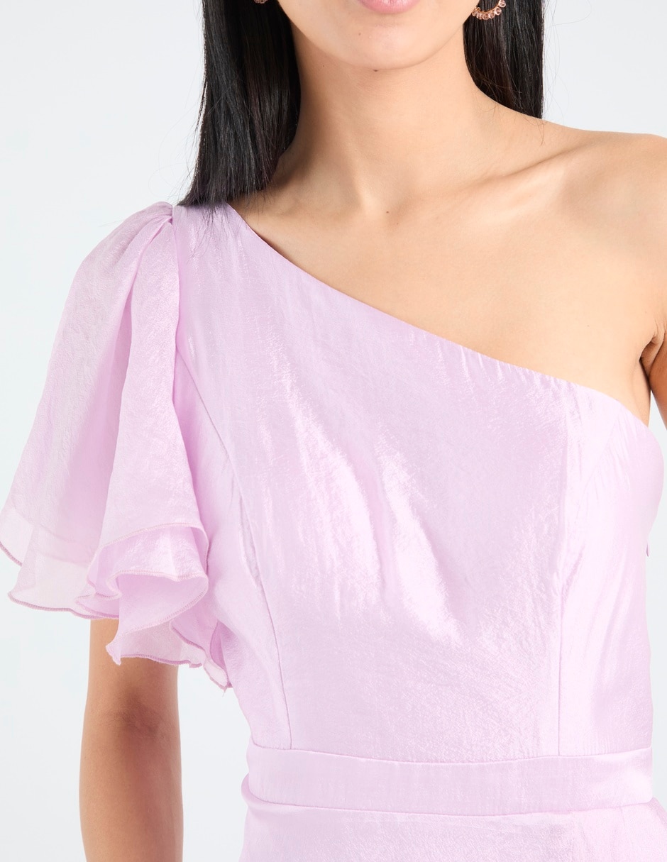 Vestido maxi de fiesta escote Medio