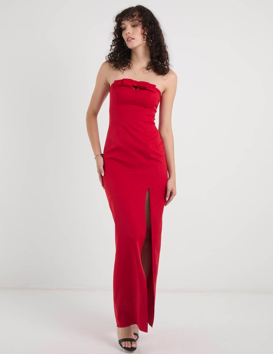 Vestido maxi de fiesta rue de la paix para mujer