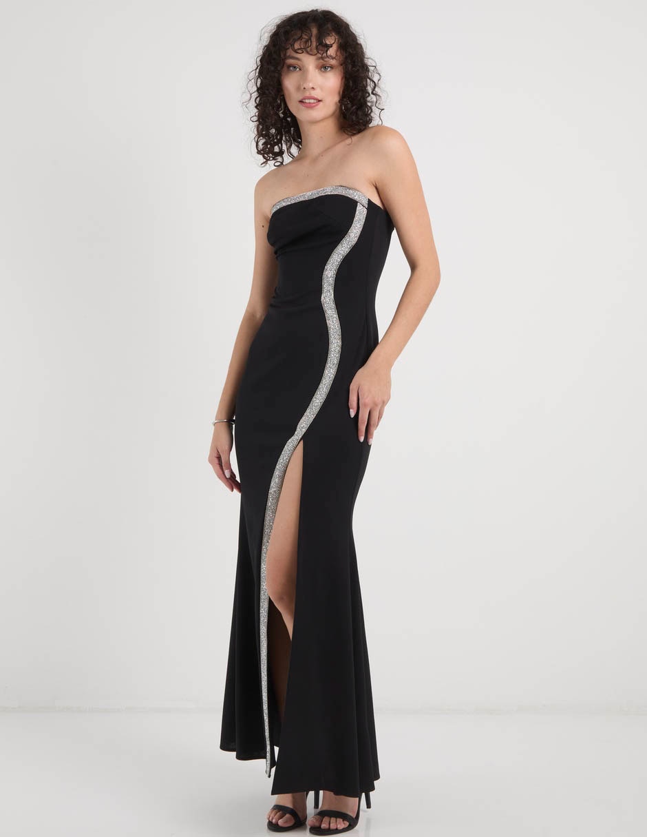 Vestido maxi de fiesta rue de la paix para mujer