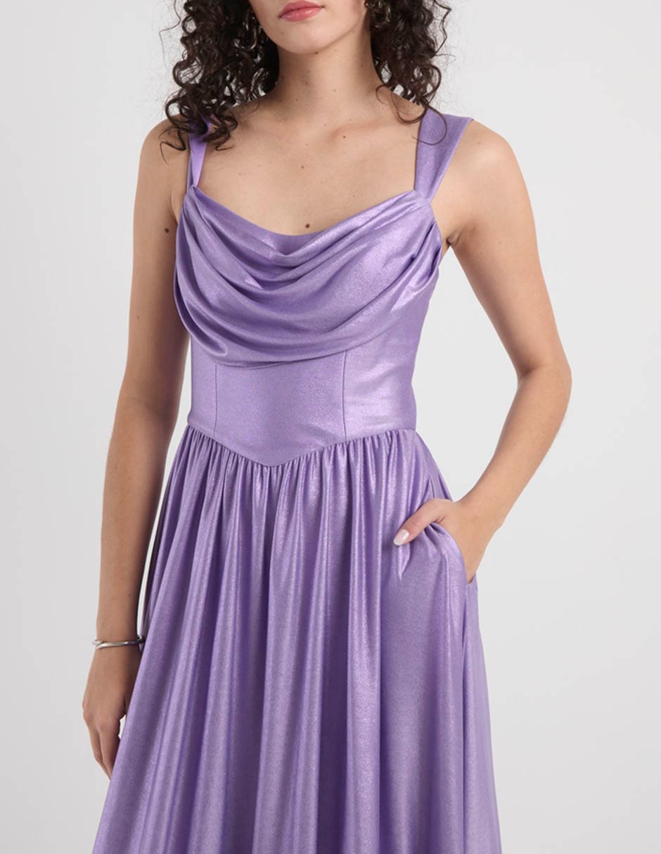 Vestido maxi de fiesta rue de la paix para mujer