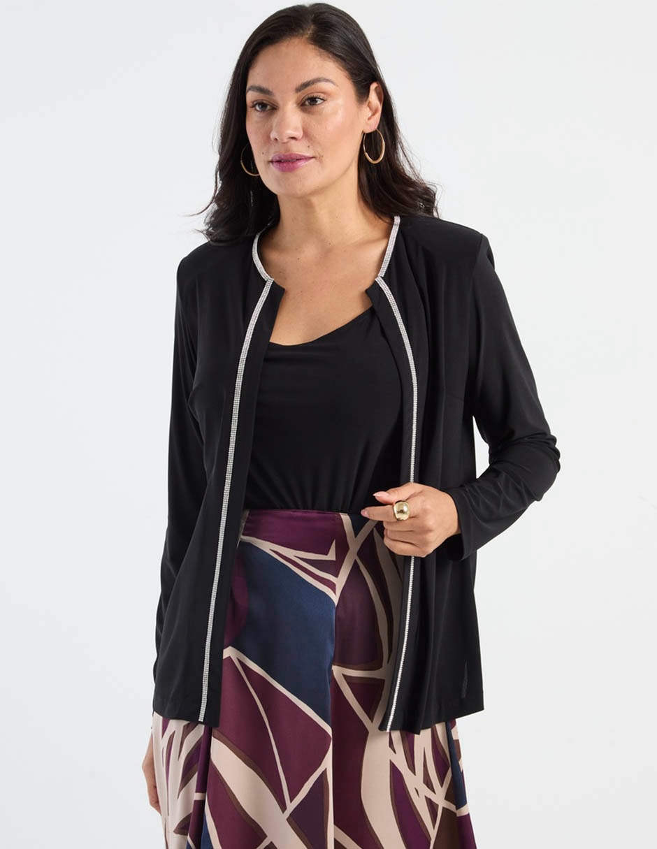 Blusa manga larga para mujer