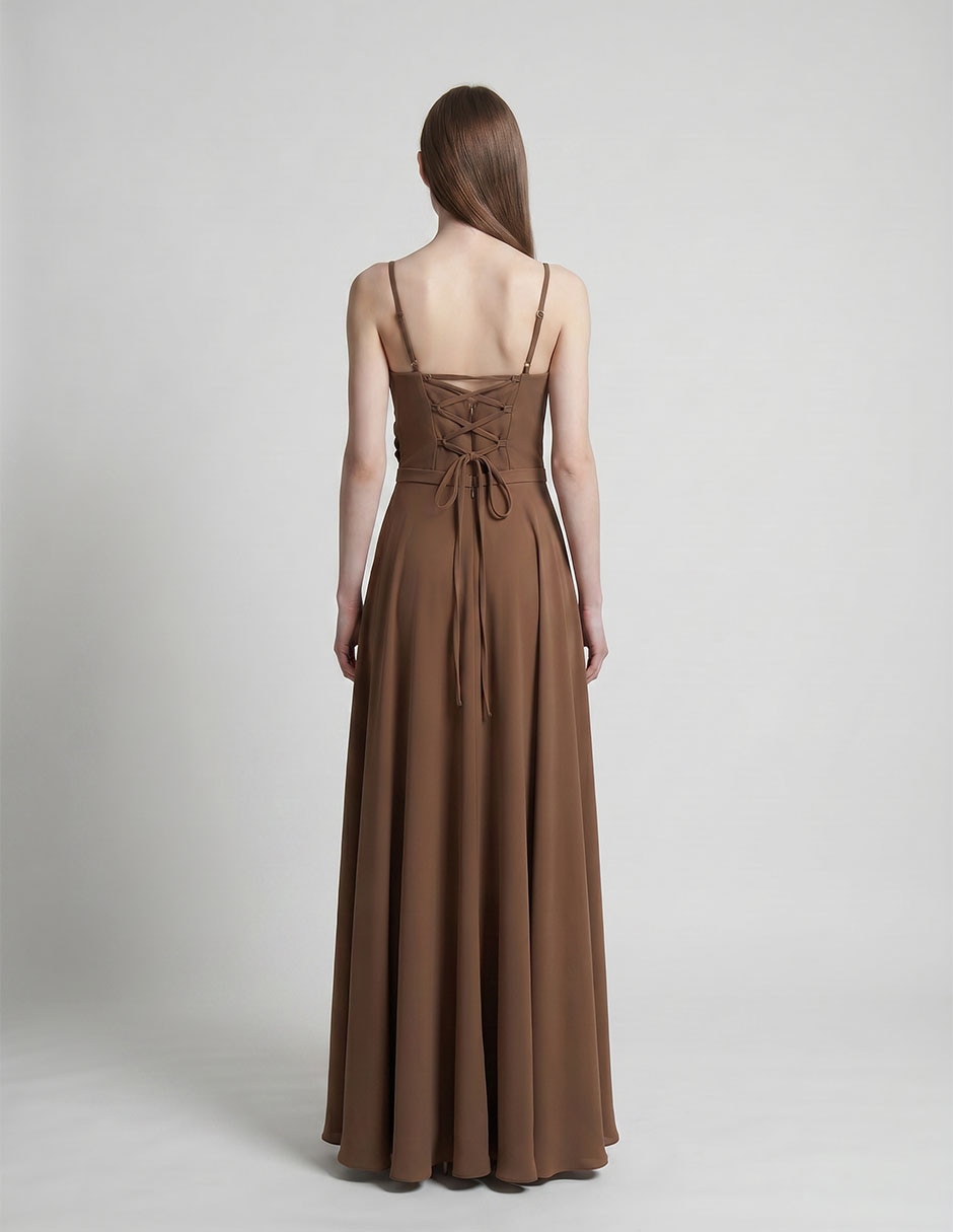 Vestido largo de fiesta Rue para mujer