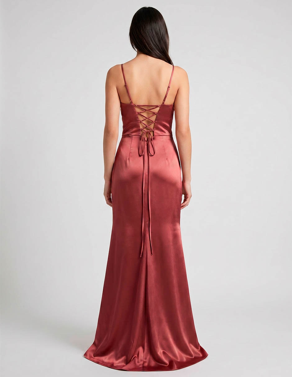 Vestido maxi de fiesta espalda cruzada 2