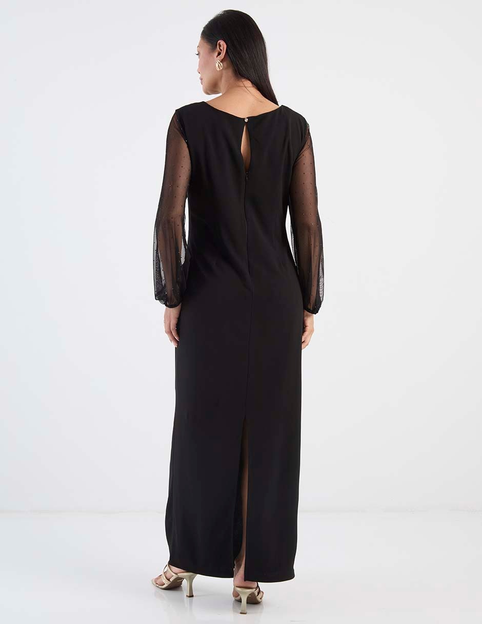 Vestido largo de fiesta Karen Olivier para mujer