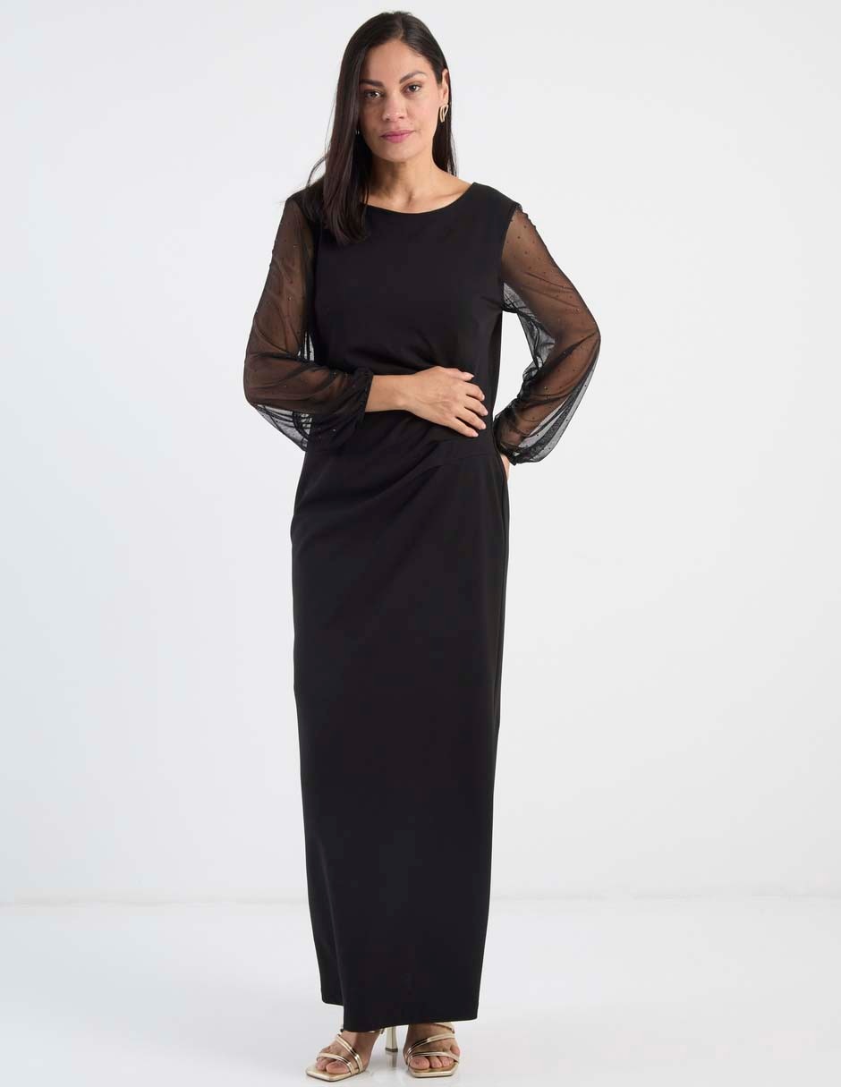Vestido largo de fiesta Karen Olivier para mujer