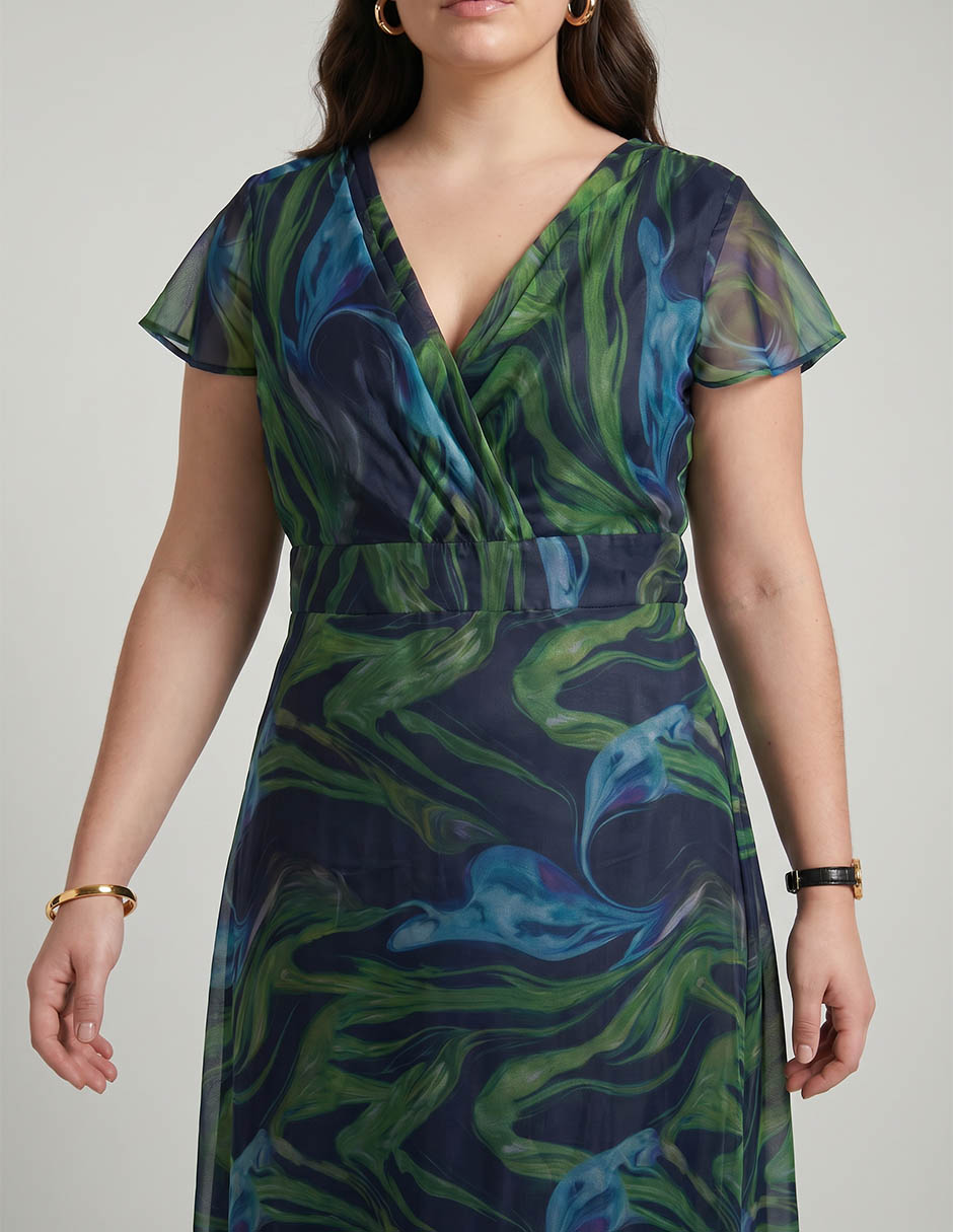 Vestido de fiesta de día para mujer 4