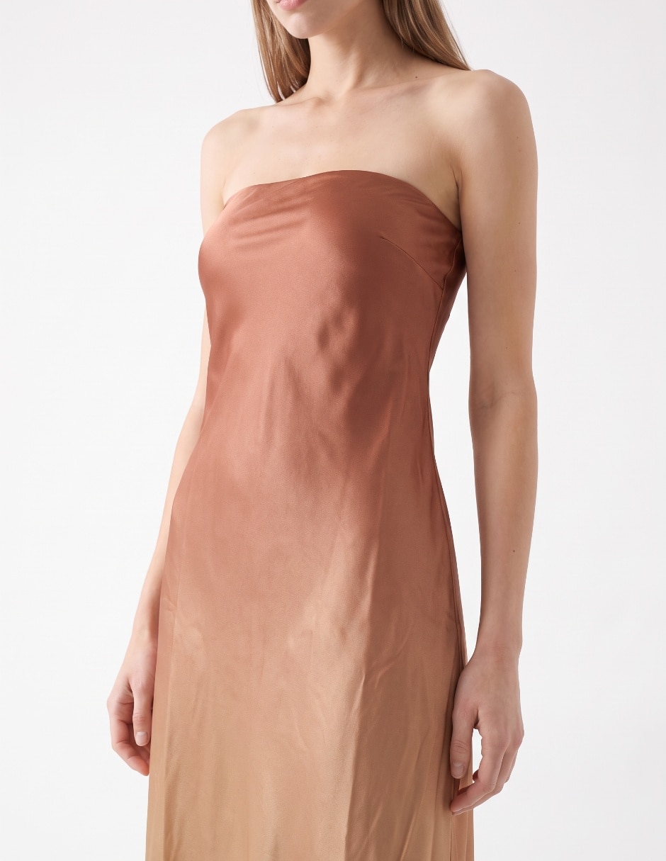 Vestido maxi de fiesta escote medio 4