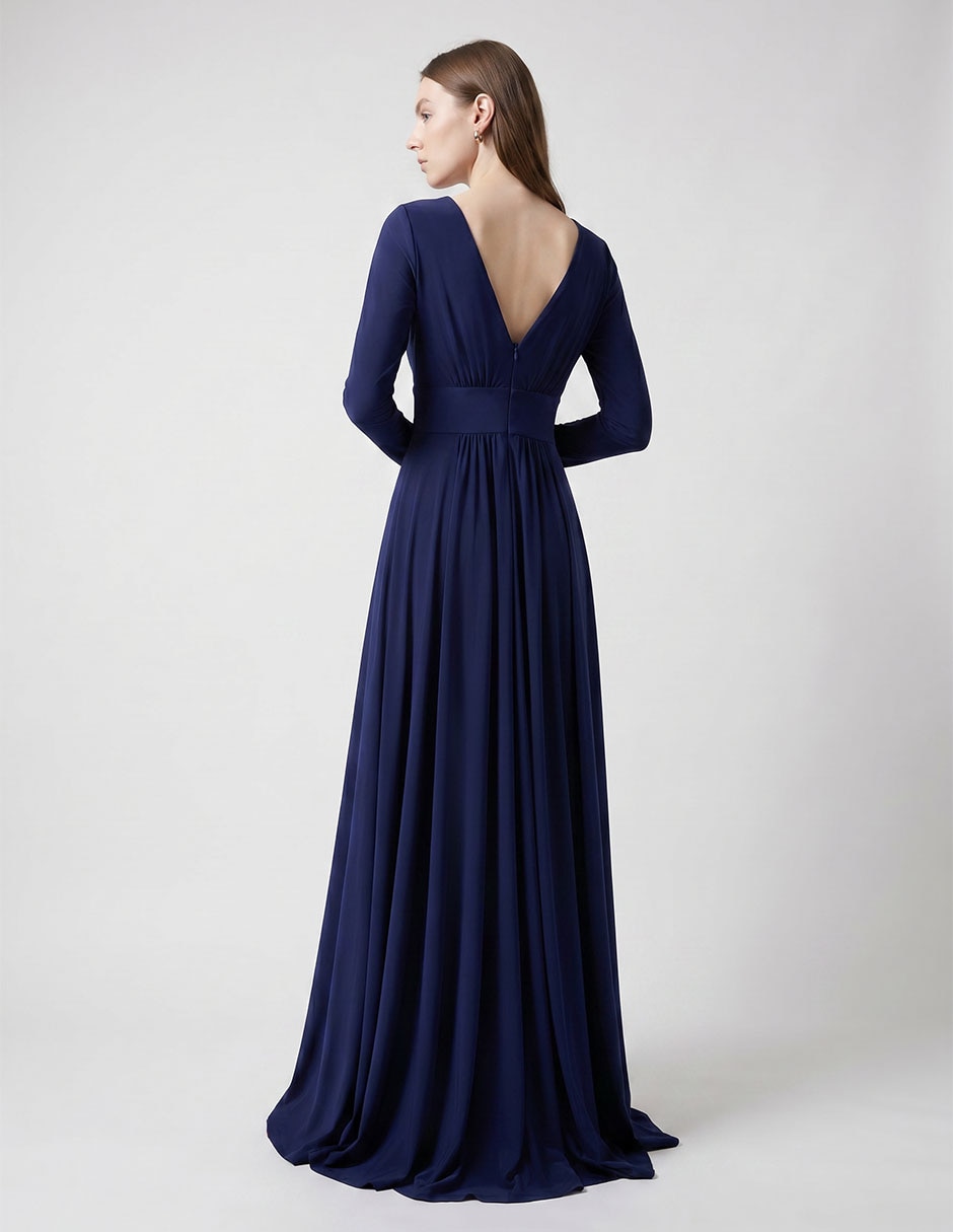 Vestido largo formal para mujer 4