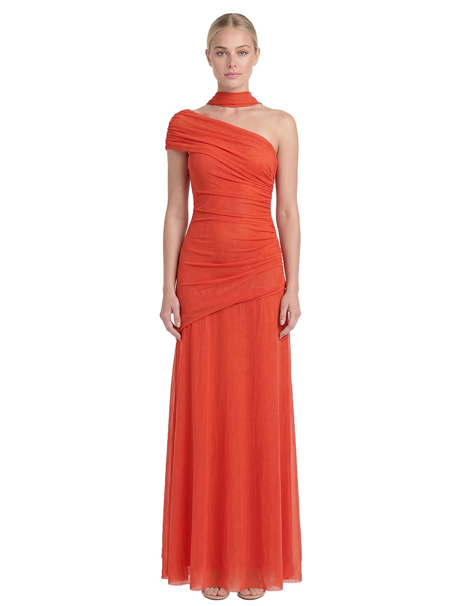 Vestido largo de fiesta escote medio Vestido largo de fiesta escote medio