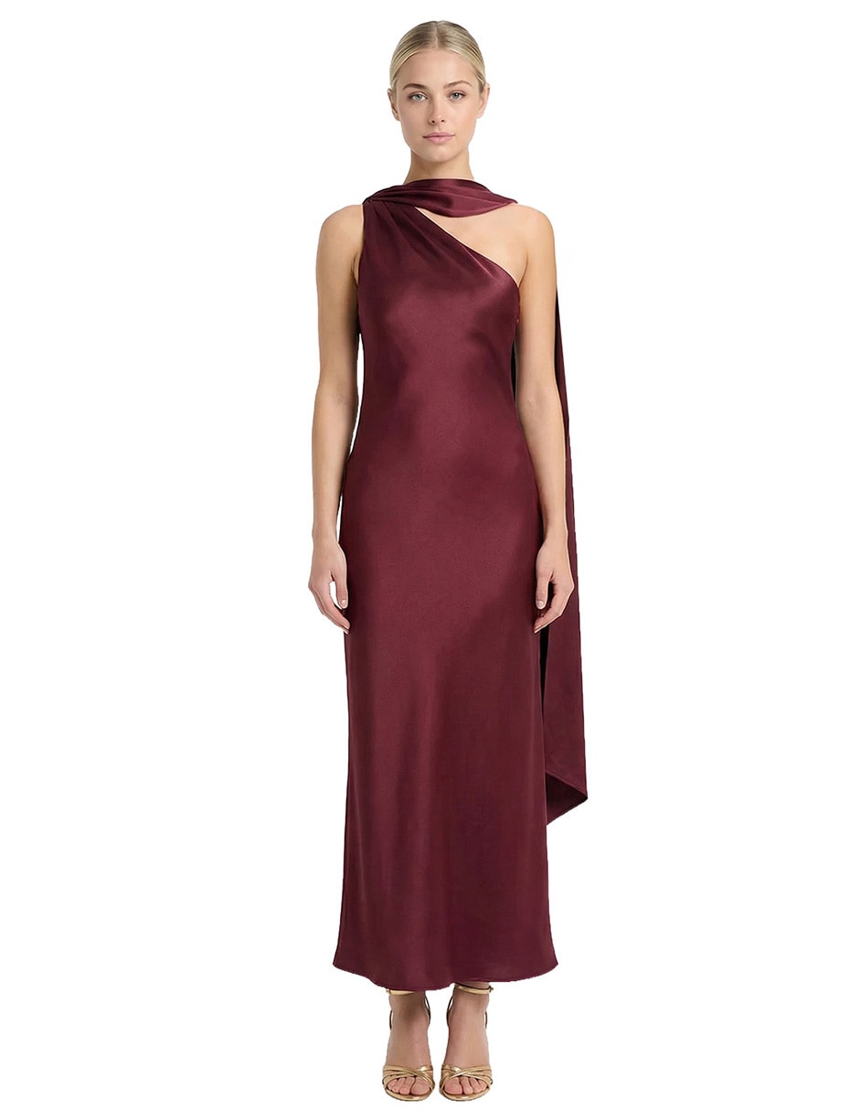 Vestido midi cocktail para mujer