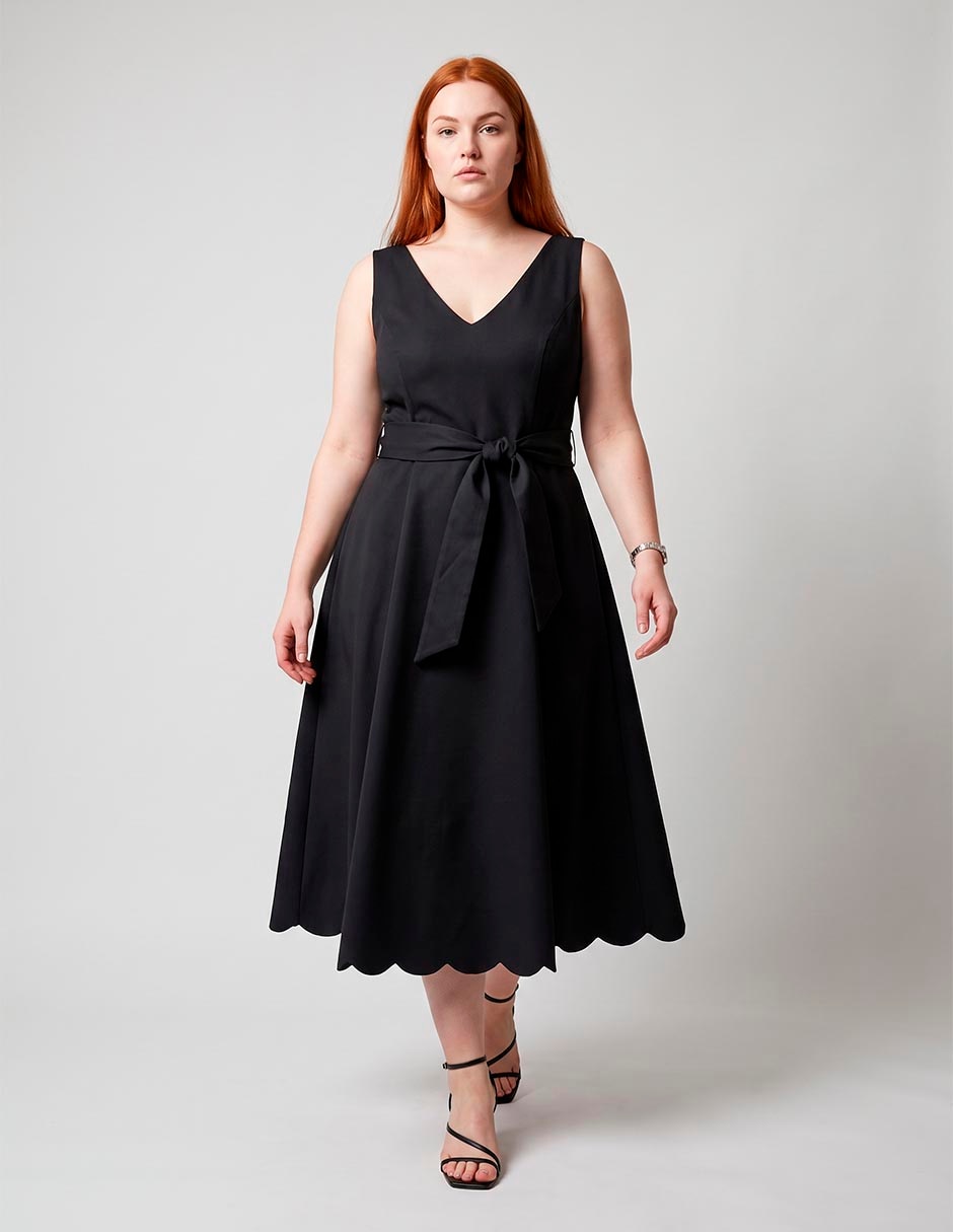 Vestido midi de fiesta ema valdemossa para mujer