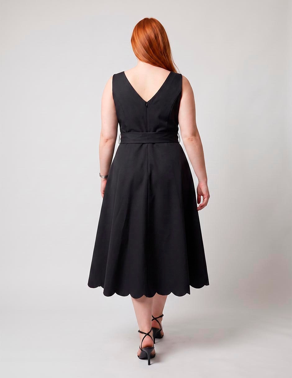 Vestido midi de fiesta ema valdemossa para mujer