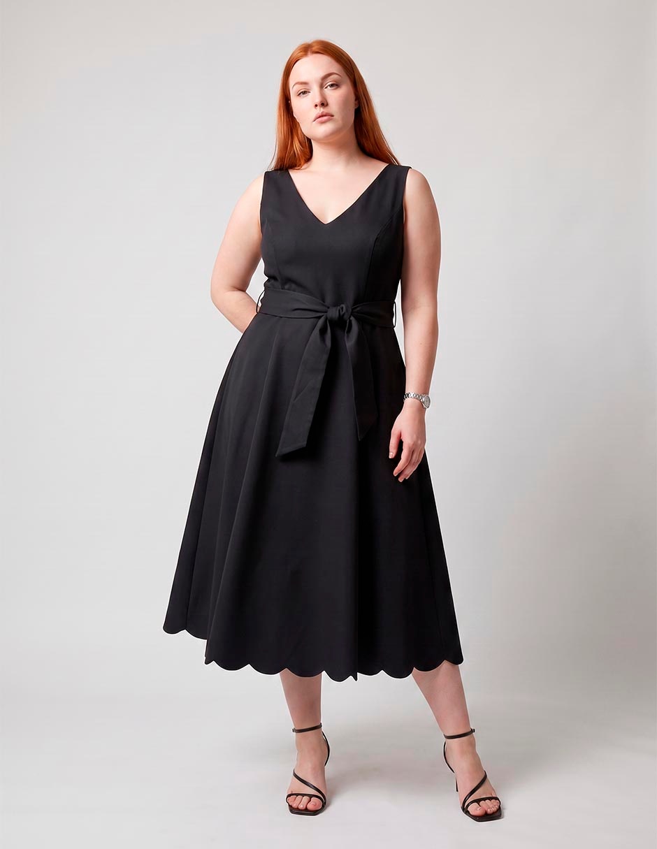 Vestido midi de fiesta ema valdemossa para mujer