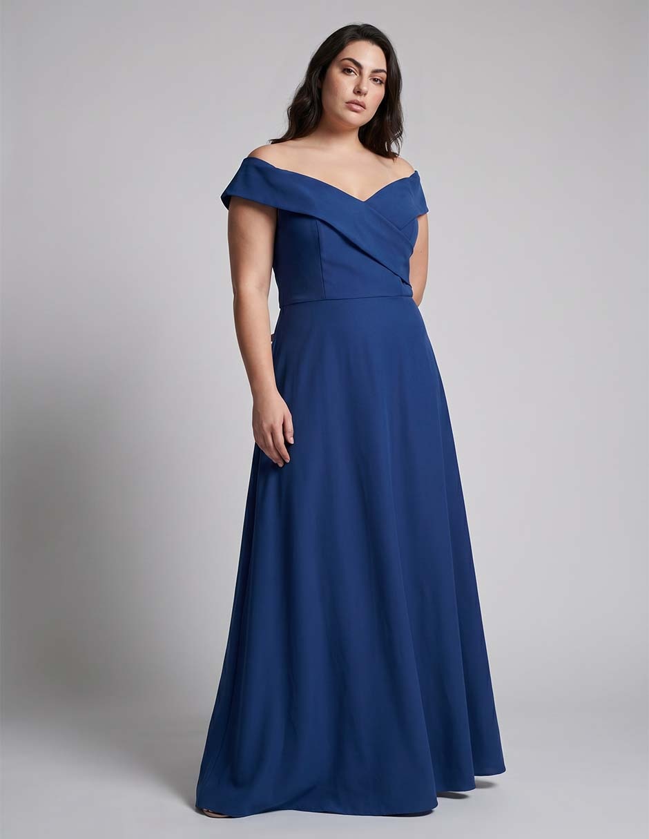 Vestido maxi de fiesta escote bardot Vestido maxi de fiesta escote bardot
