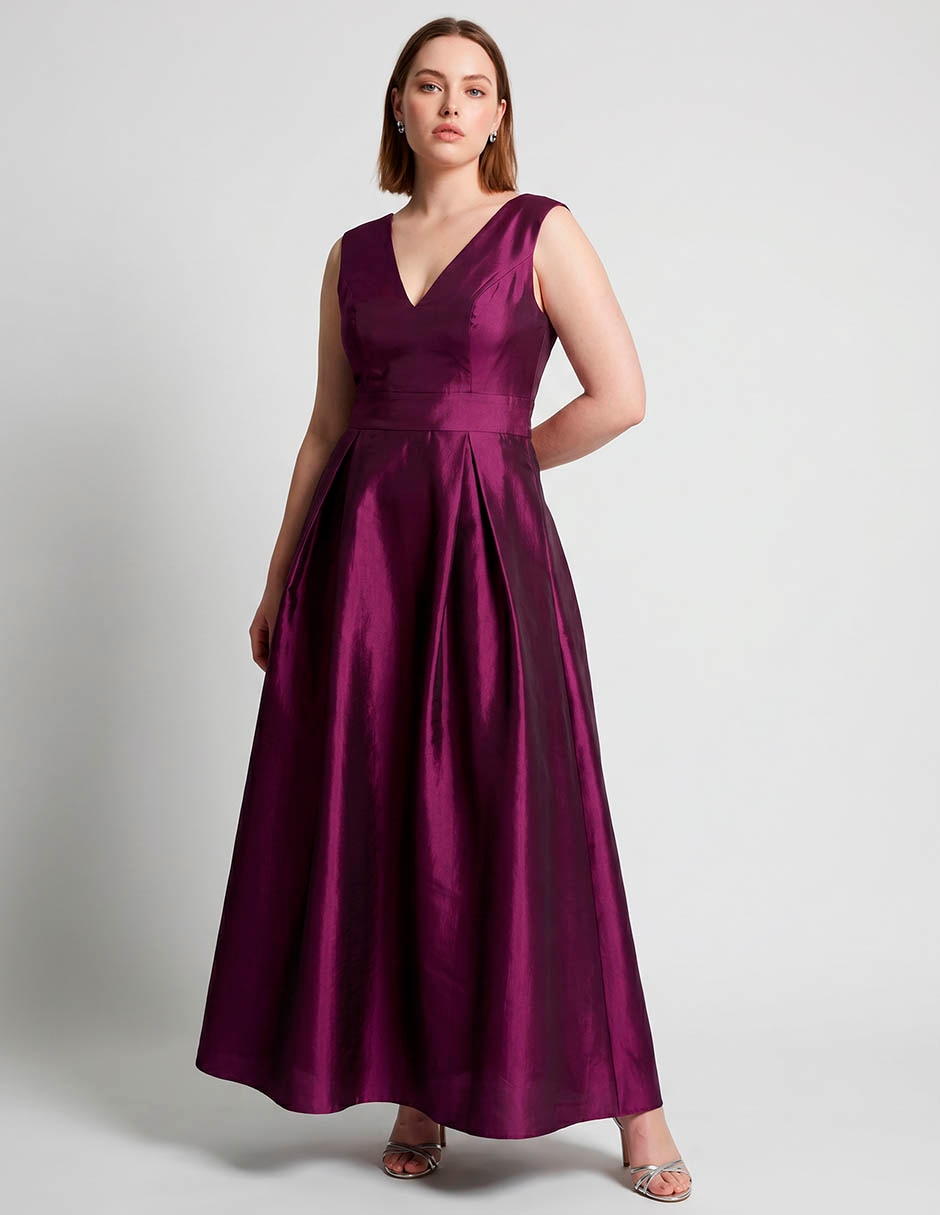 Vestido maxi de fiesta escote v Vestido maxi de fiesta escote v