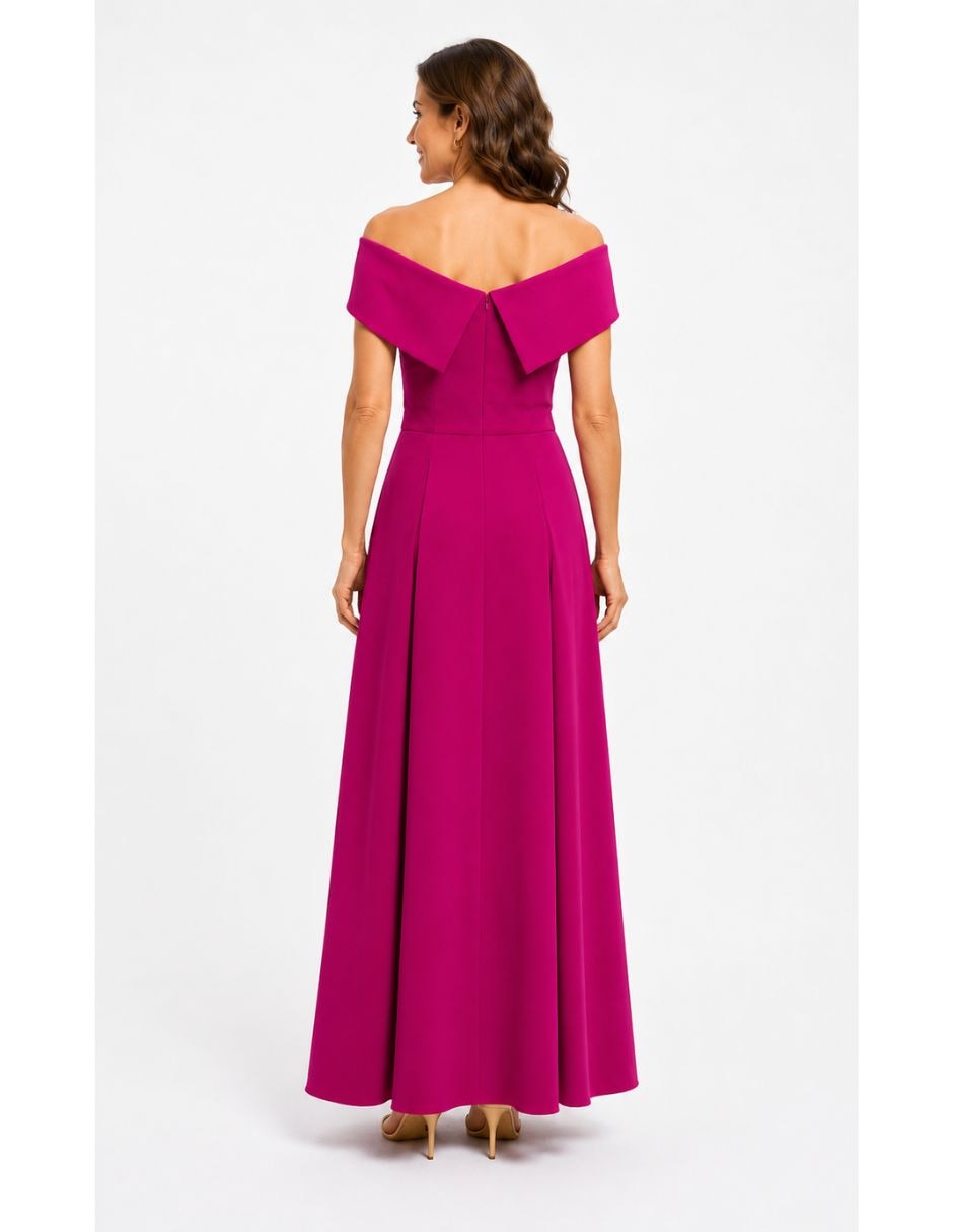 Vestido maxi de fiesta Damaia Atelier escote regular