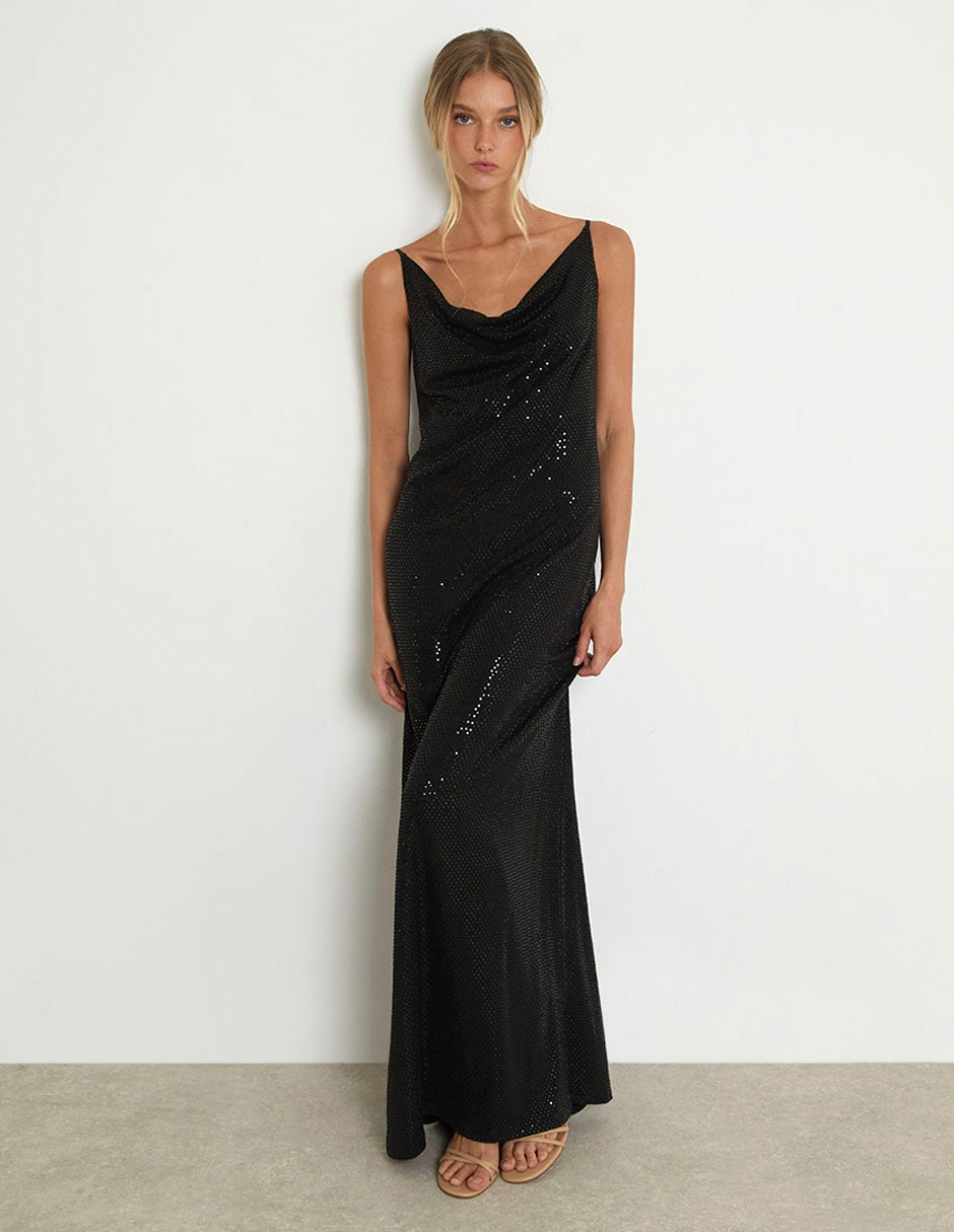 Vestido maxi de fiesta espalda abierta 4