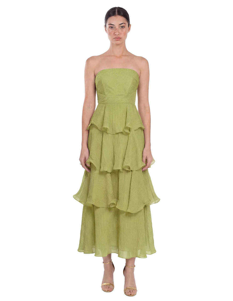 Vestido midi playa primavera para mujer 3