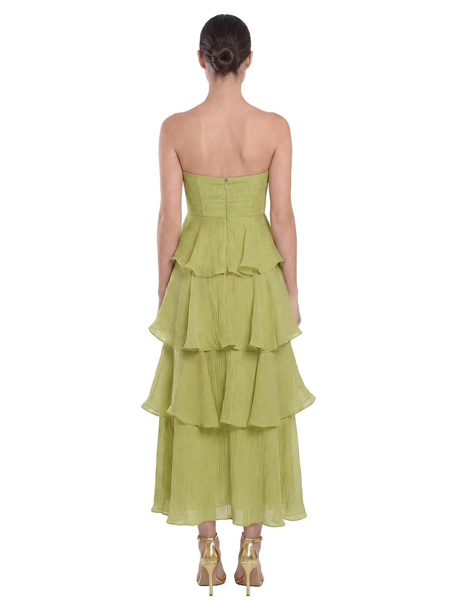 Vestido midi playa primavera para mujer 4