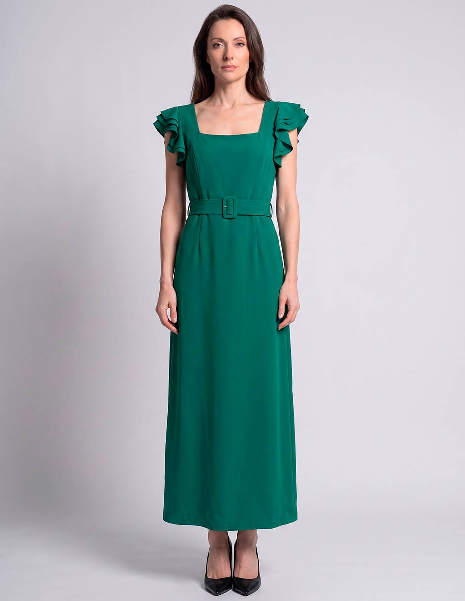 Vestido largo de de fiesta karen oliver para mujer