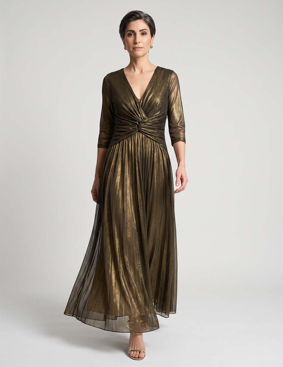 Vestido largo de fiesta Karen Oliver para mujer