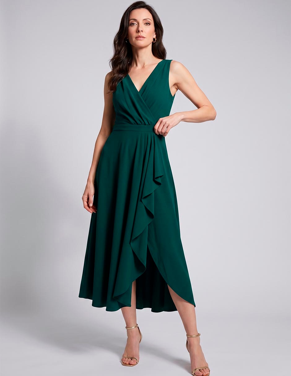 Vestido de fiesta midi para mujer
