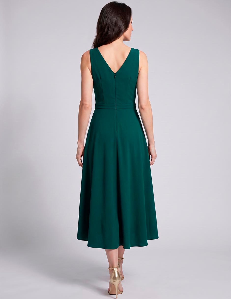 Vestido de fiesta midi para mujer
