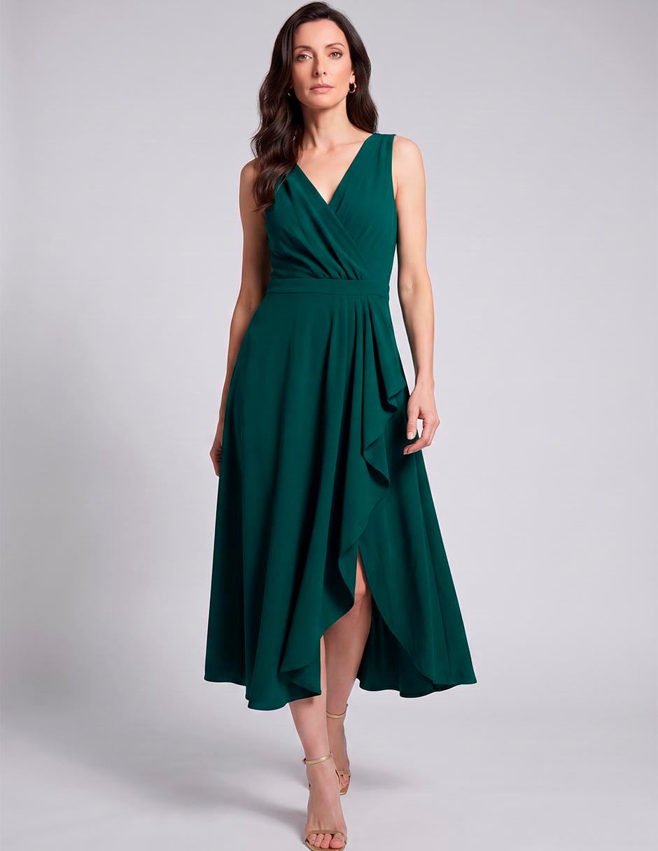 Vestido de fiesta midi para mujer