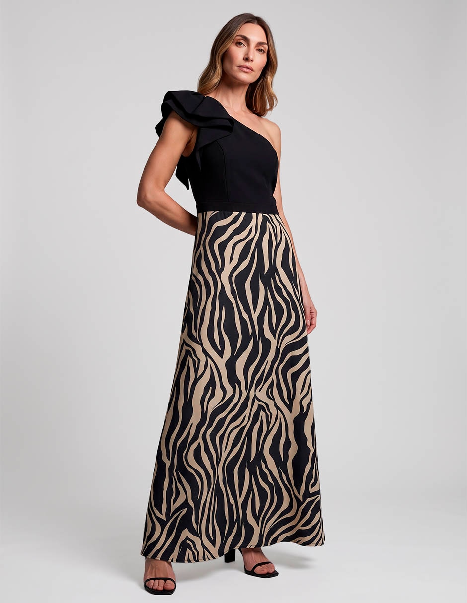 Vestido largo de fiesta escote espalda abierta Vestido largo de fiesta escote espalda abierta