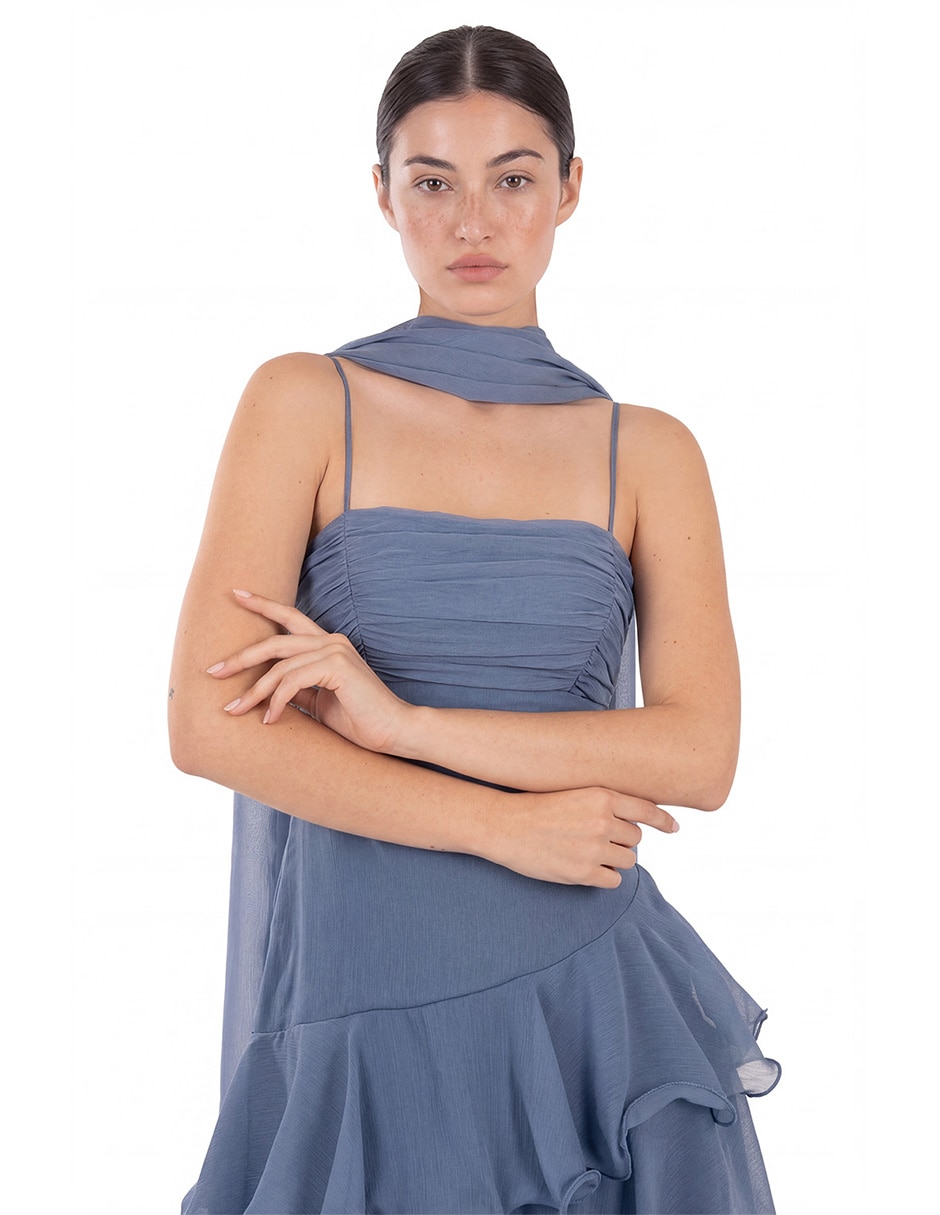 Vestido midi cocktail para mujer 5