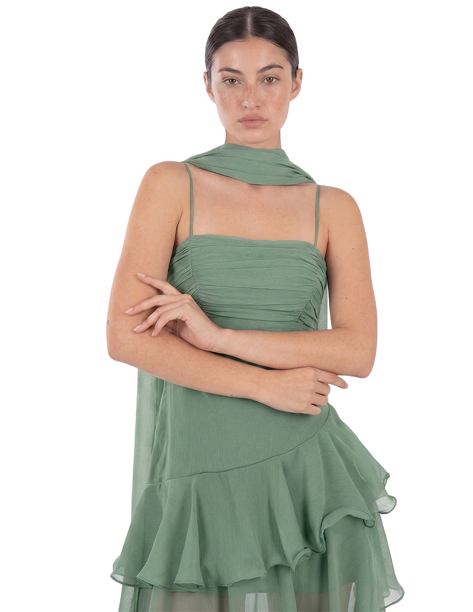 Vestido midi cocktail para mujer 4