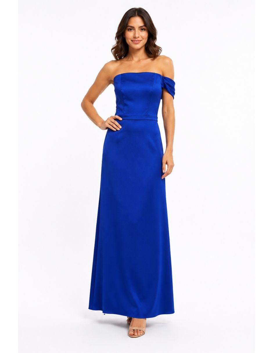 Vestido maxi de fiesta escote regular Vestido maxi de fiesta escote regular