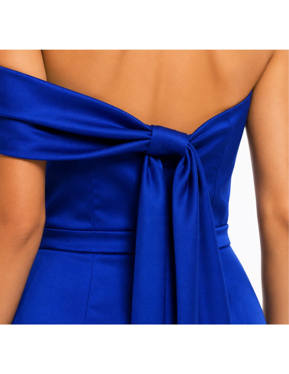 Vestido maxi de fiesta escote regular 3