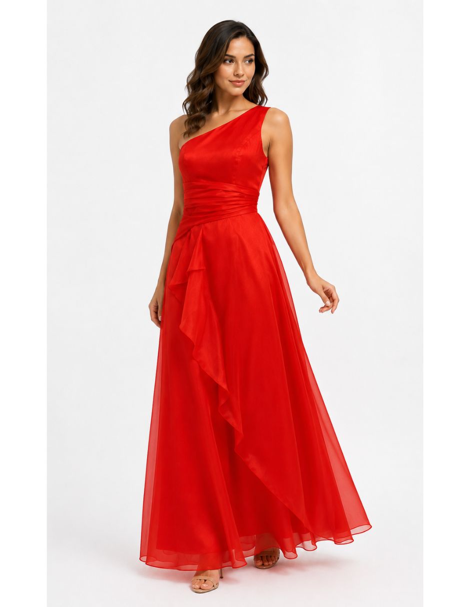 Vestido Maxi fiesta escote regular Vestido Maxi fiesta escote regular
